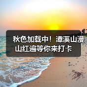秋色加载中！潭溪山漫山红遍等你来打卡