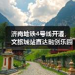 济南地铁4号线开通,文旅城站直达融创乐园畅玩新体验(图3) 济南地铁4号线开通,文旅城站直达融创乐园畅玩新体验(图3)
