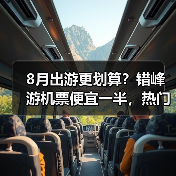 8月出游更划算?错峰游机票便宜一半,热门目的地推荐(图3) 8月出游更划算?错峰游机票便宜一半,热门目的地推荐(图3)