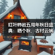 红叶柿岩五周年秋日盛典:晒个秋,古村云端共赏秋意浓(图2) 红叶柿岩五周年秋日盛典:晒个秋,古村云端共赏秋意浓(图2)