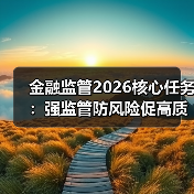 金融监管2026核心任务:强监管防风险促高质量发展(图2) 金融监管2026核心任务:强监管防风险促高质量发展(图2)
