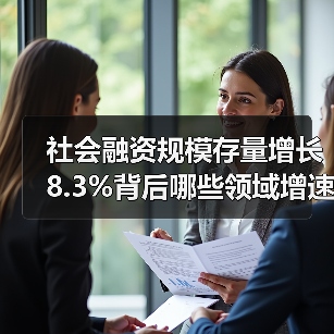 社会融资规模存量增长8.3%背后哪些领域增速突出?(图1) 社会融资规模存量增长8.3%背后哪些领域增速突出?(图1)