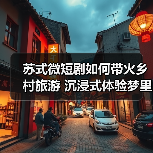 苏式微短剧如何带火乡村旅游 沉浸式体验梦里水乡(图4) 苏式微短剧如何带火乡村旅游 沉浸式体验梦里水乡(图4)