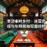 冬游秦岭乡村:冰雪奇观与年味民俗双重体验(图3) 冬游秦岭乡村:冰雪奇观与年味民俗双重体验(图3)