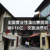 全国营业性演出票房突破616亿,文旅消费引擎强劲(图4) 全国营业性演出票房突破616亿,文旅消费引擎强劲(图4)