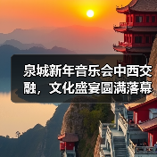 泉城新年音乐会中西交融，文化盛宴圆满落幕