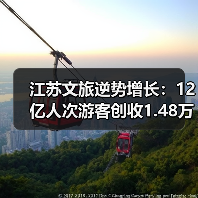 江苏文旅逆势增长：12亿人次游客创收1.48万亿背后的原因