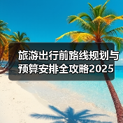 旅游出行前路线规划与预算安排全攻略2025(图1) 旅游出行前路线规划与预算安排全攻略2025(图1)