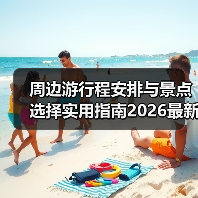 周边游行程安排与景点选择实用指南2026最新