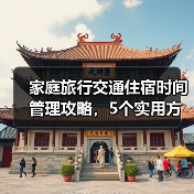 家庭旅行交通住宿时间管理攻略,5个实用方法解决出行难题(图3) 家庭旅行交通住宿时间管理攻略,5个实用方法解决出行难题(图3)