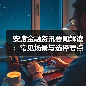 安渡金融资讯要闻解读：常见场景与选择要点2026