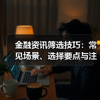 金融资讯筛选技巧：常见场景、选择要点与注意事项全解析