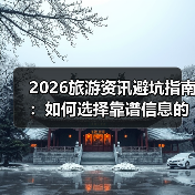 2026旅游资讯避坑指南：如何选择靠谱信息的要点与注意事项
