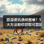 旅游资讯选择困难?5大方法教你获取可靠旅游信息(图4) 旅游资讯选择困难?5大方法教你获取可靠旅游信息(图4)