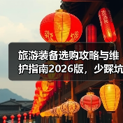 旅游装备选购攻略与维护指南2026版,少踩坑实用必读(图4) 旅游装备选购攻略与维护指南2026版,少踩坑实用必读(图4)
